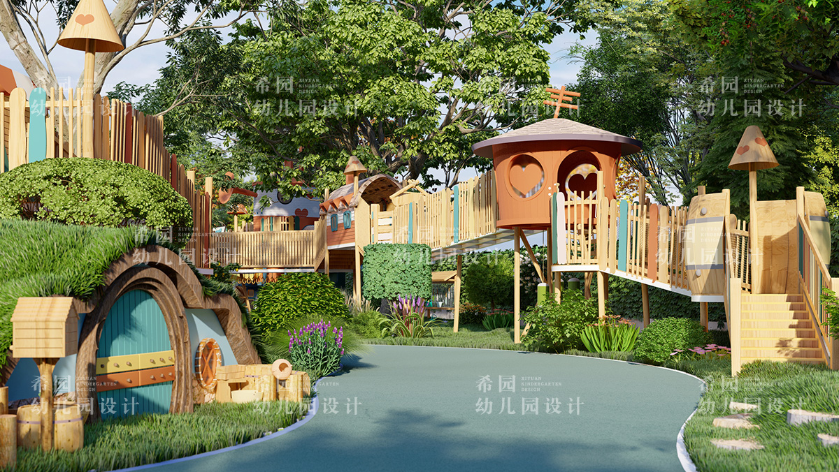 自然童趣的森林公園如何打造?